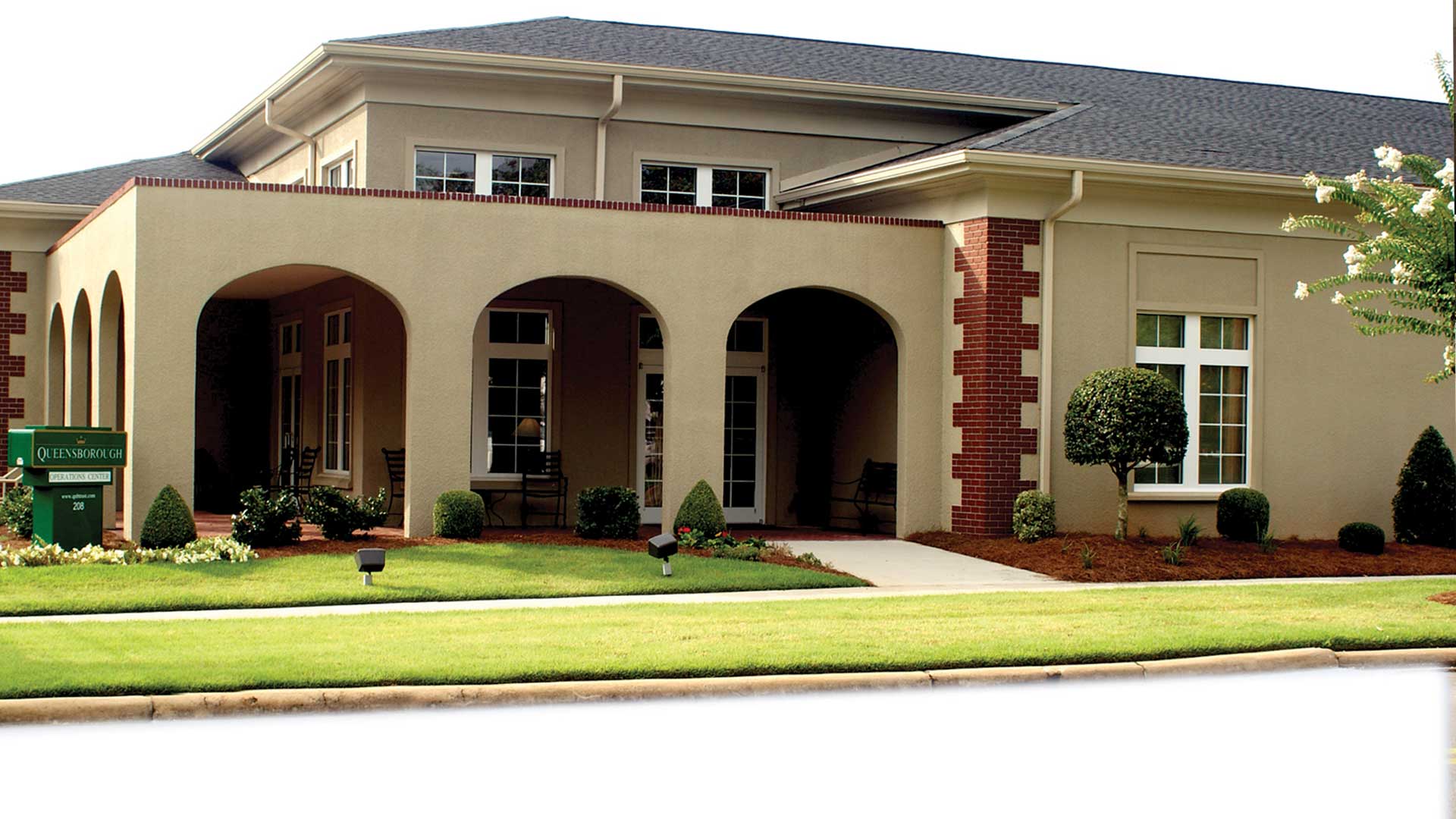 Property in Louisville receiving ongoing lawn care maintenance, contact us today for your lawn care needs.